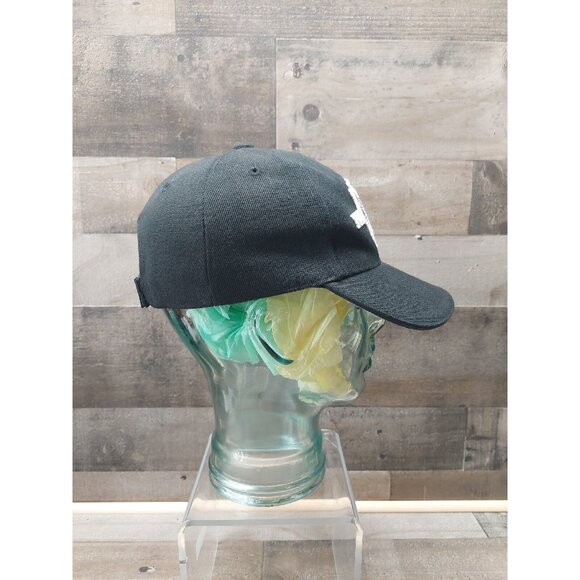 TK Cap Fire Fighter FD Black With Raised Embroidered Logo Hook n Loop Hat - Picture 3 of 7